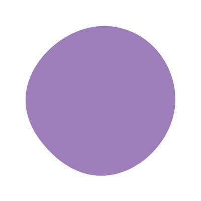 A purple blob as a graphic element of the Mivitotal brand